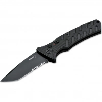 Автоматический складной нож Boker Strike Tanto All Black, сталь AUS-8, рукоять алюминий купить в Якутске