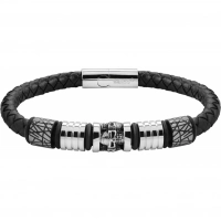 Браслет Zippo Five Charms Leather Bracelet с 5 шармами (22 см) купить в Якутске