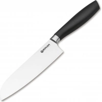 Кухонный нож шефа Bker Core Santoku, 163 мм, сталь X50CrMoV15, рукоять пластик купить в Якутске