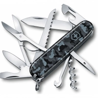 Нож перочинный Victorinox Huntsman 1.3713.942,91 мм, 15 функций, морской камуфляж купить в Якутске