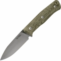 Нож с фиксированным клинком LionSteel B35, сталь Sleipner, рукоять Green canvas micarta купить в Якутске