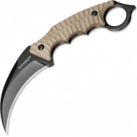 Нож с фиксированным клинком Magnum Spike Karambit — Boker 02SC028, сталь 440A EDP, рукоять стеклотекстолит G10, песочный купить в Якутске