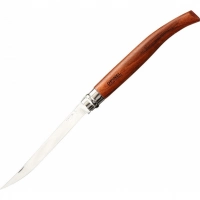 Нож складной филейный Opinel №15 VRI Folding Slim Bubinga, сталь Sandvik 12C27, рукоять из дерева бубинго, 243150 купить в Якутске