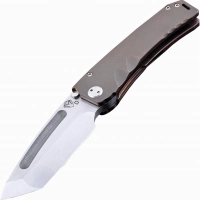 Нож складной Medford Marauder Tanto, сталь D2 Tool Steel, рукоять титановый сплав, бронзовый купить в Якутске