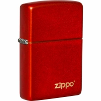 Зажигалка Classic Metallic Red ZIPPO с логотипом Zippo купить в Якутске