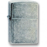 Зажигалка ZIPPO Antique Silver Plate, латунь с покрытием ™Plate, серебристый, матовая, 36х12×56 мм купить в Якутске