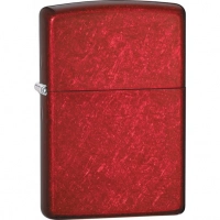 Зажигалка ZIPPO Classic с покрытием Candy Apple Red™, латунь/сталь, красная, глянцевая, 36x12x56 мм купить в Якутске